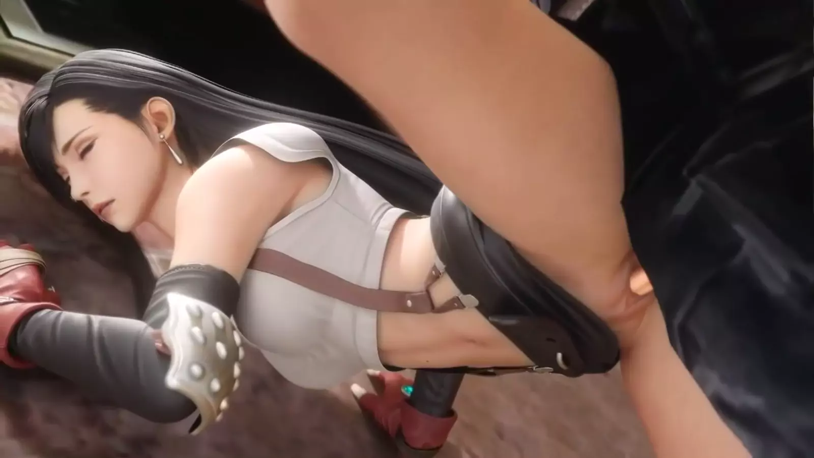 A character Hentai showcasing thigh riftslo